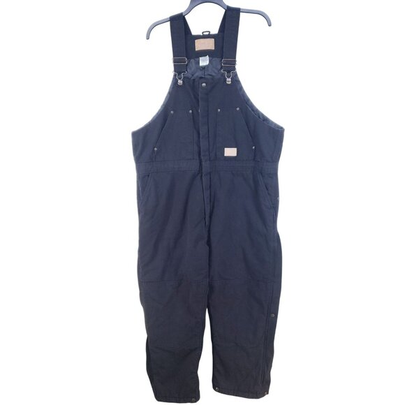 Schmidt Workwear Insulated Overalls Mens 2XL Short Black With Quilted Lining - Picture 1 of 11